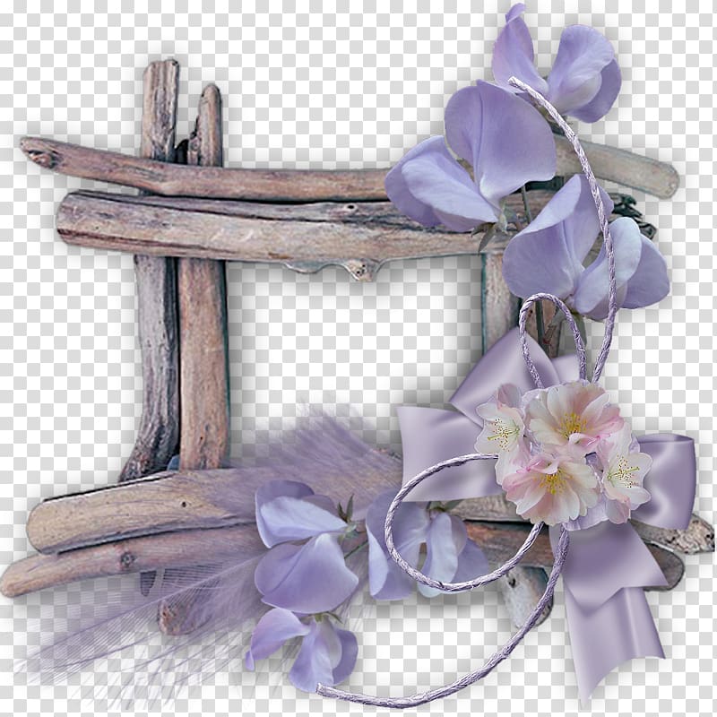Frames Easter, rustic flowers transparent background PNG clipart