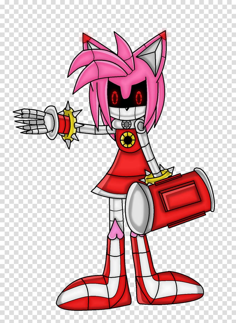Amy Rose Metal Sonic Doctor Eggman Cream the Rabbit Sonic the Hedgehog, amy transparent background PNG clipart