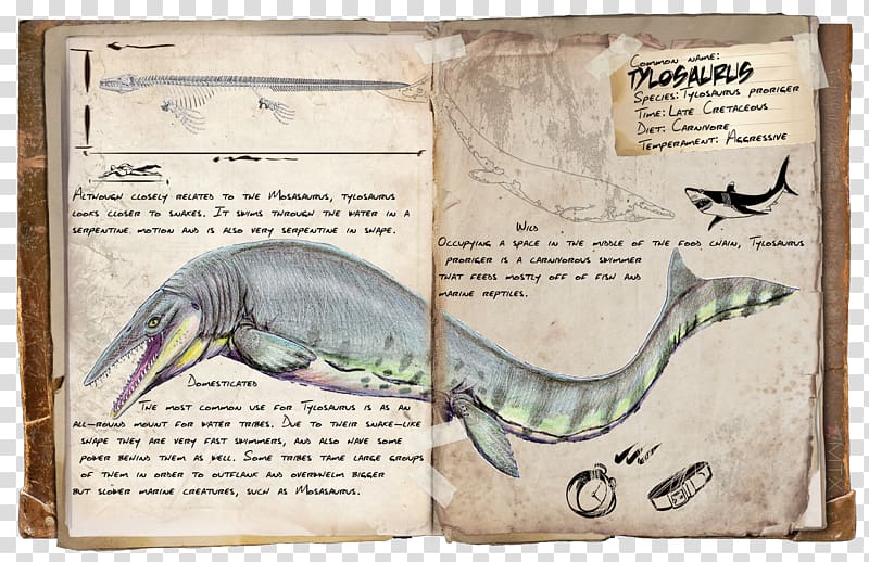 ARK: Survival Evolved Tylosaurus Carnotaurus Tyrannosaurus Brachiosaurus, dinosaur transparent background PNG clipart