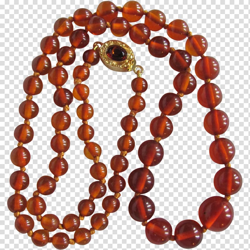 Necklace Baltic amber Bead Jewellery, amber transparent background PNG clipart