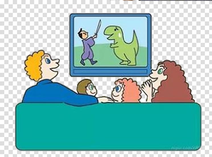 Television show Animation Child Film, Cartoon family watch animation transparent background PNG clipart