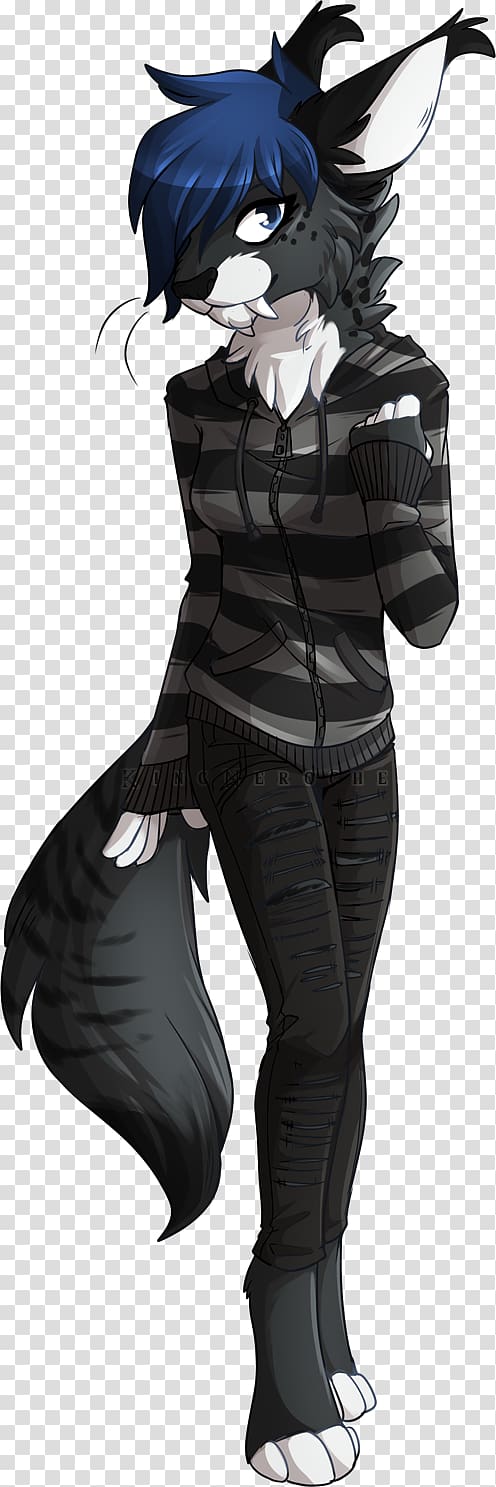 Furry fandom Funny animal Drawing Kitten Yiff, emo male transparent background PNG clipart