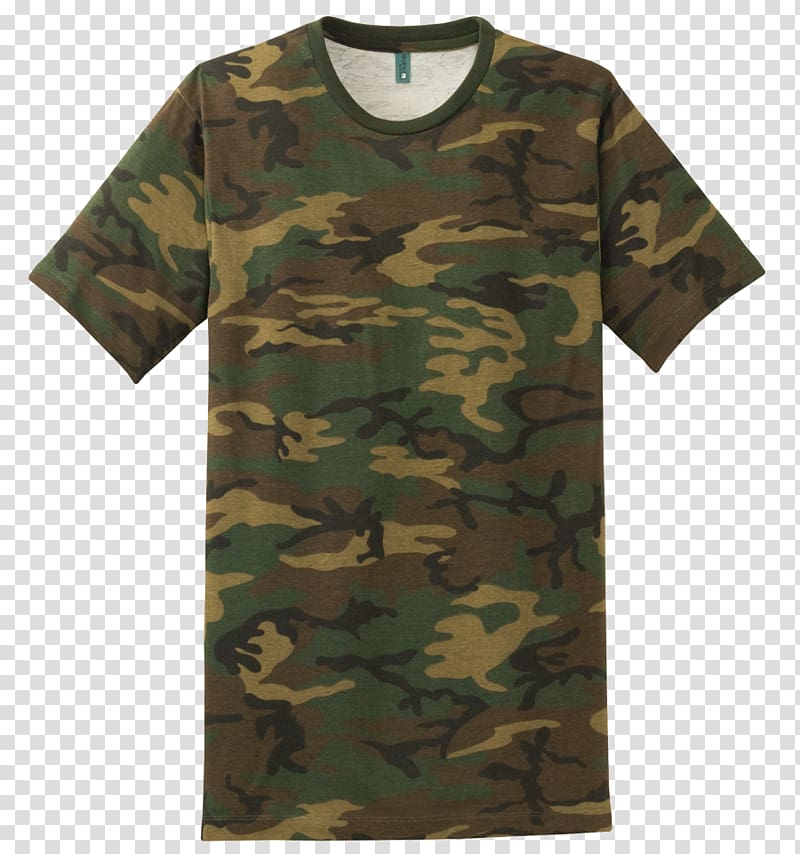 Printed T-shirt Clothing Camouflage, dress shirt transparent background PNG clipart