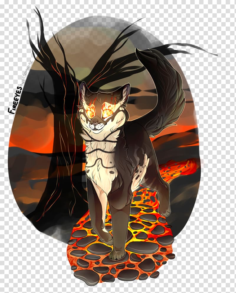 Demon Cat Halloween Legendary creature, demon transparent background PNG clipart