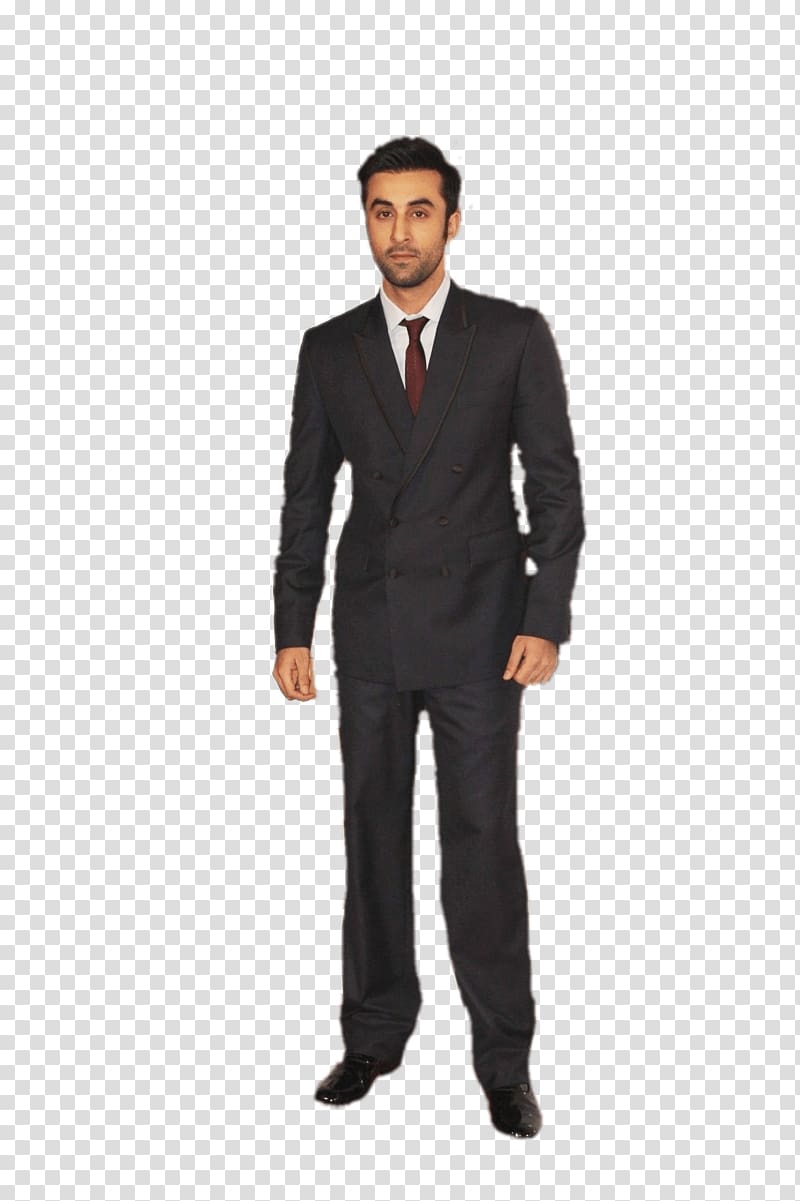 man in black formal suit jacket and dress pants , Ranbir Kapoor Full transparent background PNG clipart