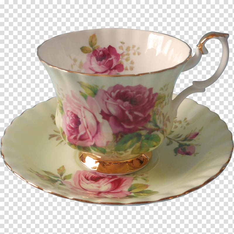 Coffee cup Saucer Porcelain Plate, cup transparent background PNG clipart