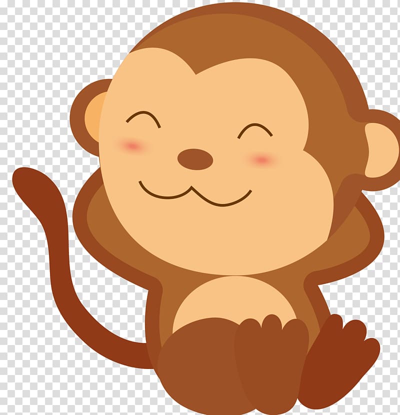 Monkey Scalable Graphics , Cartoon monkey baby monkey sleep HD transparent background PNG clipart