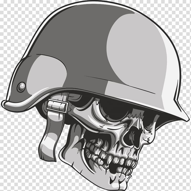 Human skull symbolism Motorcycle Helmets, skull transparent background PNG clipart