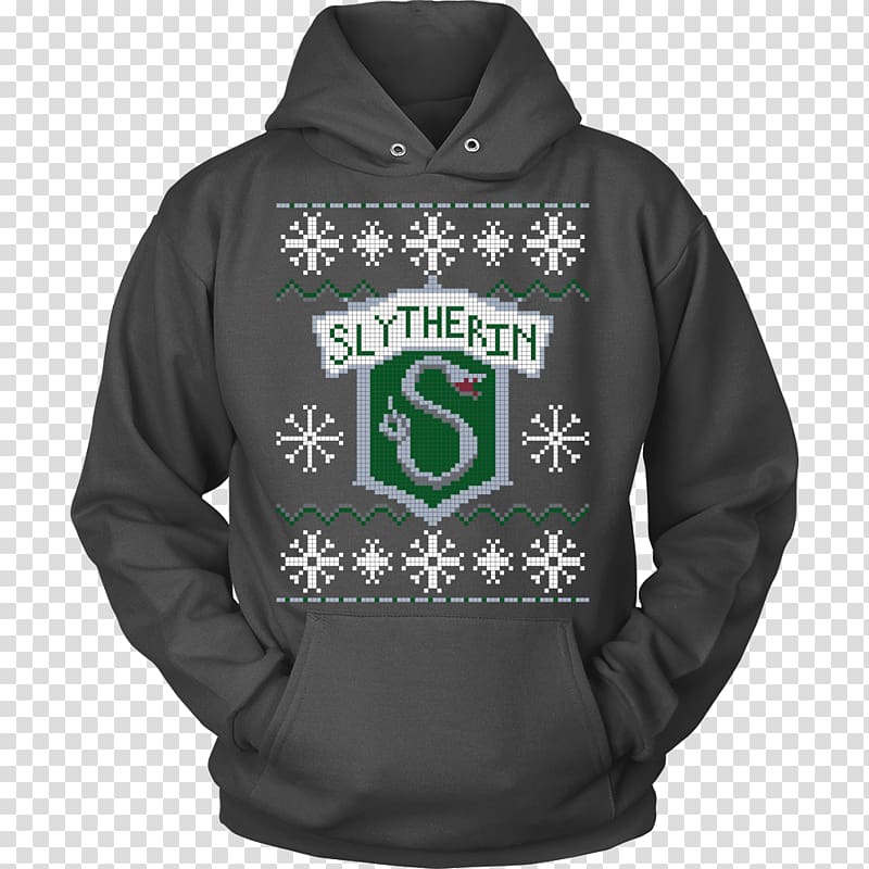 T-shirt Hoodie Clothing Sweater, Slytherin Sweater transparent background PNG clipart