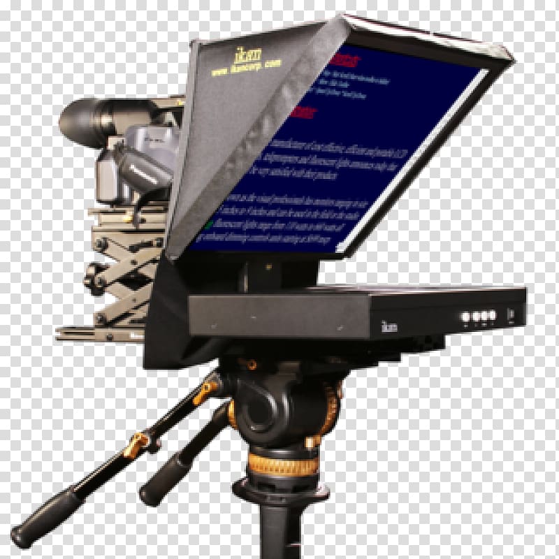 Teleprompter Television studio Camera Broadcasting, Camera transparent background PNG clipart