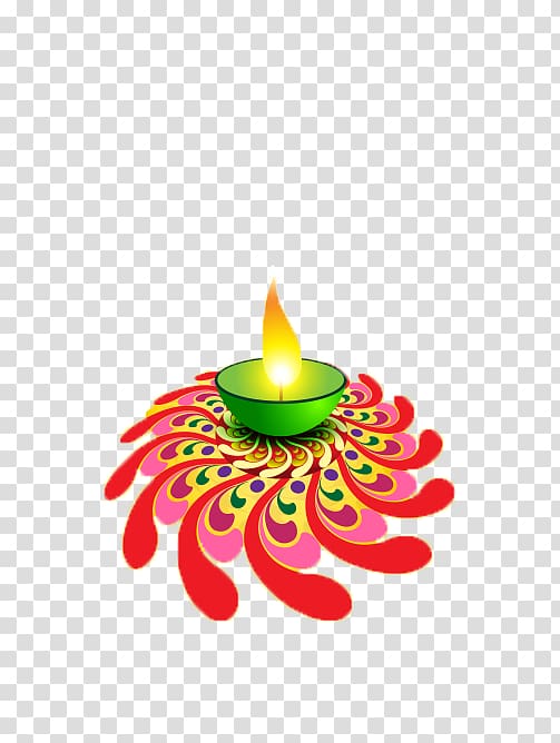 Diwali Greeting card Wish Diya, Burning candles transparent background PNG clipart