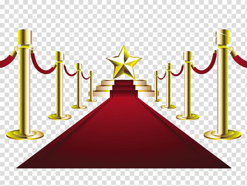 Red carpet , Red carpet stage scenery transparent background PNG clipart