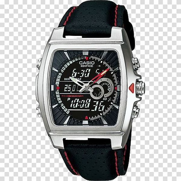 Casio Edifice Watch strap Chronograph, watch transparent background PNG clipart