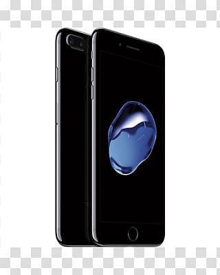 Apple iPhone 8 Plus iPhone 6S jet black, apple transparent background PNG clipart