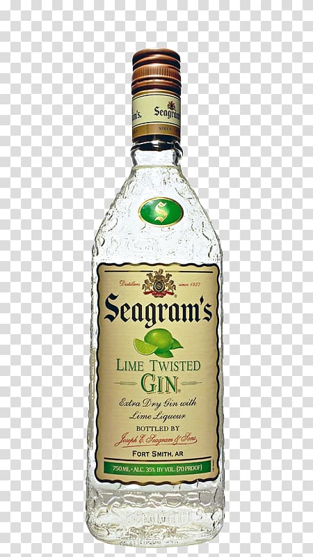 Seagram Gin and tonic Distilled beverage Rectified spirit, wine transparent background PNG clipart