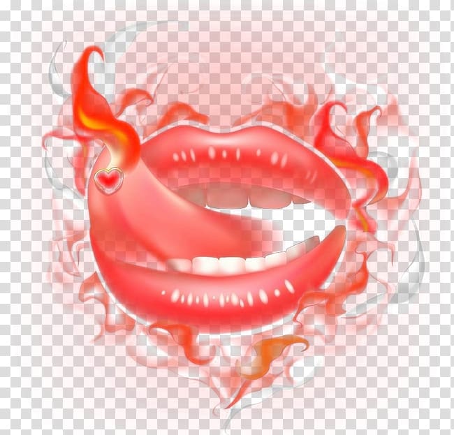 red lips with flame illustration, Tobacco pipe Bowl Fashion accessory Red eBay, Sexy Lips transparent background PNG clipart