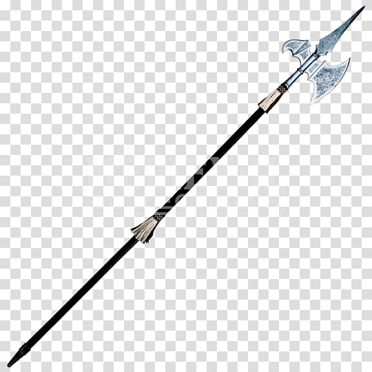 Halberd Middle Ages 16th century Knight Spear, halberd transparent background PNG clipart