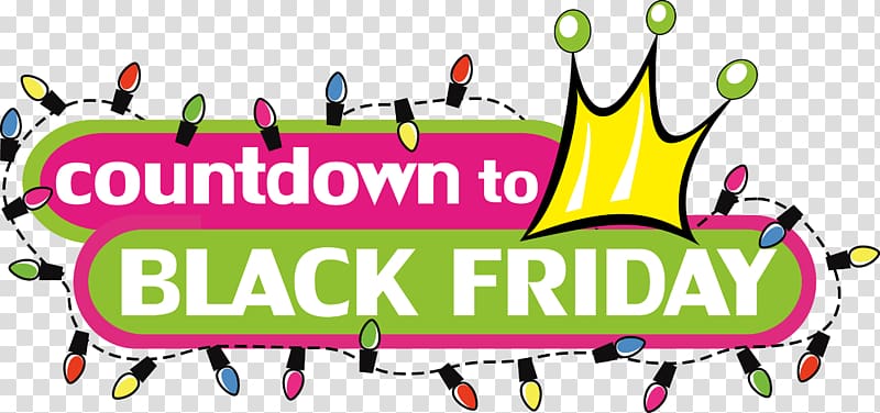Black Friday Open Cyber Monday Christmas Day, friday countdown transparent background PNG clipart