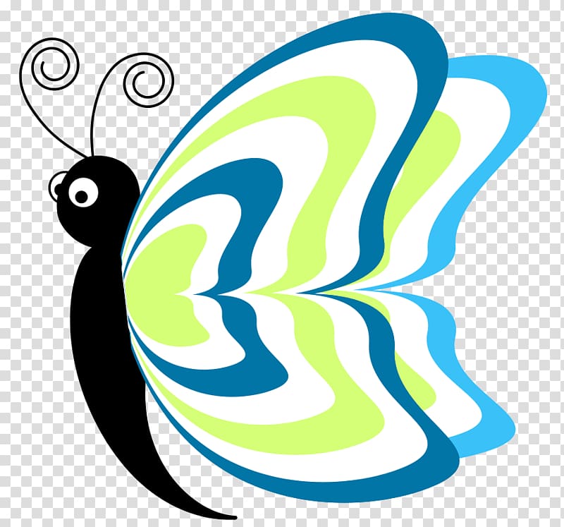 Cartoon Free content , Green Butterfly transparent background PNG clipart