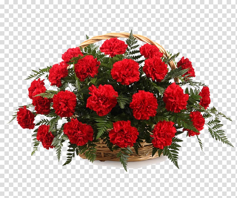Basket Flower bouquet Zakazat\' Buket Garden roses, CARNATION transparent background PNG clipart