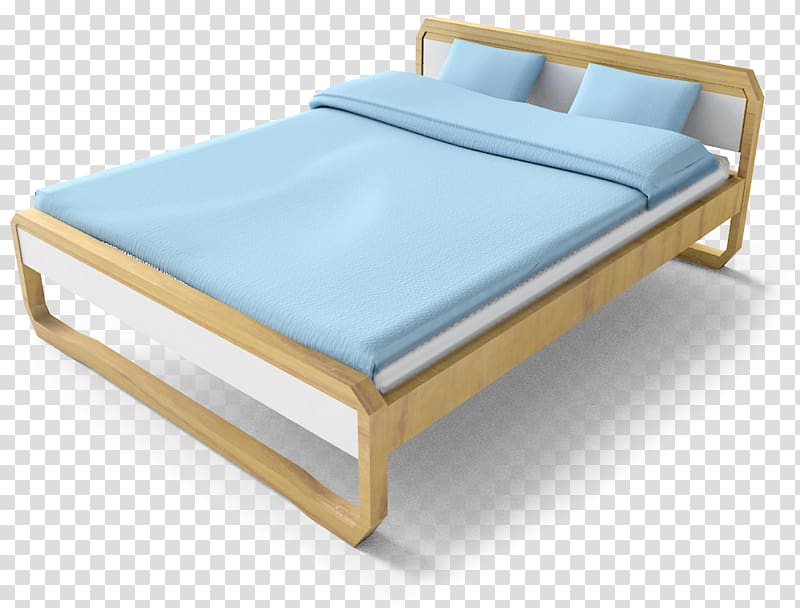 Bed frame Furniture Mattress IKEA, bed top view transparent background PNG clipart