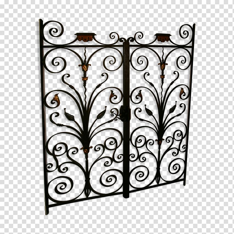 Wrought iron Door Room Home accessories, iron transparent background PNG clipart