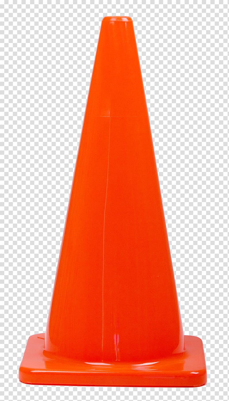 Traffic cone Orange Road, cones transparent background PNG clipart