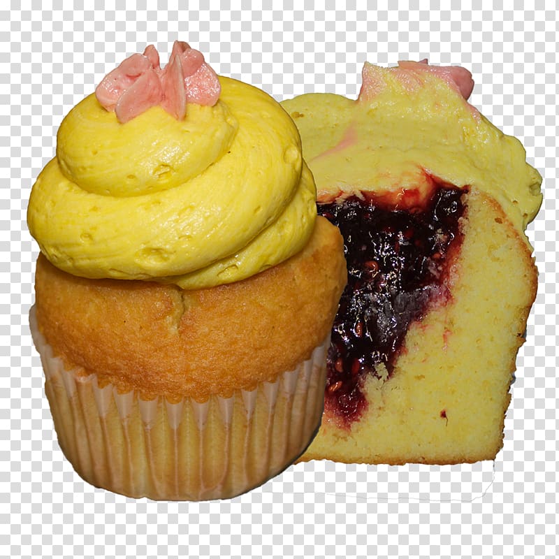 Cupcake Muffin Buttercream Flavor Baking, raspberry lemonade transparent background PNG clipart