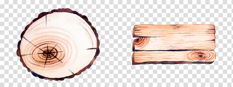 Wood Tree, Wood grain effect element transparent background PNG clipart