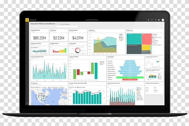 Power BI Dashboard Business intelligence Data visualization Analytics, Power BI transparent background PNG clipart