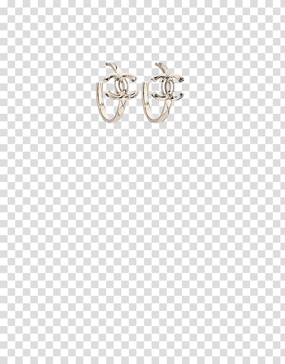 Earring Body Jewellery Silver Font, Hoop earring transparent background PNG clipart