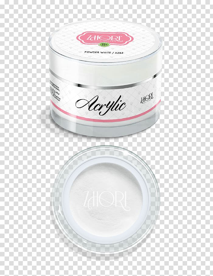 Acrylic fiber Color Constructor Dust Zhori Nail System, white powder transparent background PNG clipart