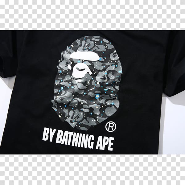 T-shirt A Bathing Ape Clothing Sleeve, T-shirt transparent background PNG clipart