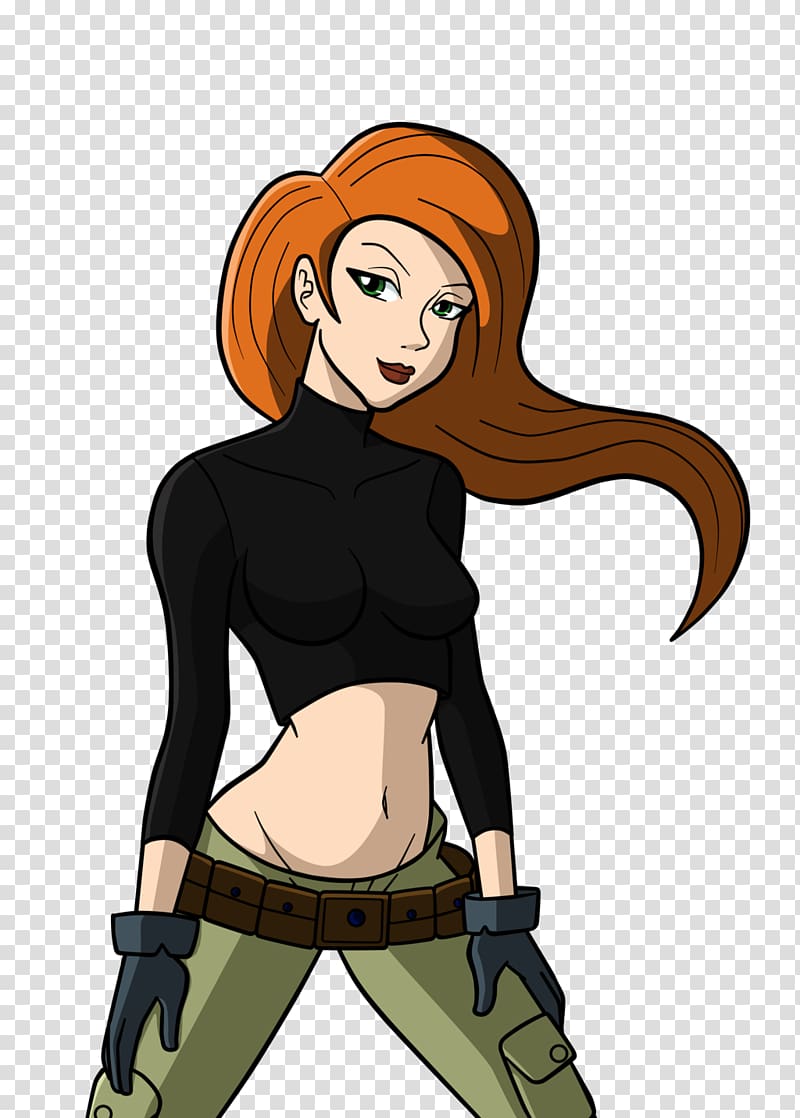 Kim Possible Doodle, Kim Possible transparent background PNG clipart