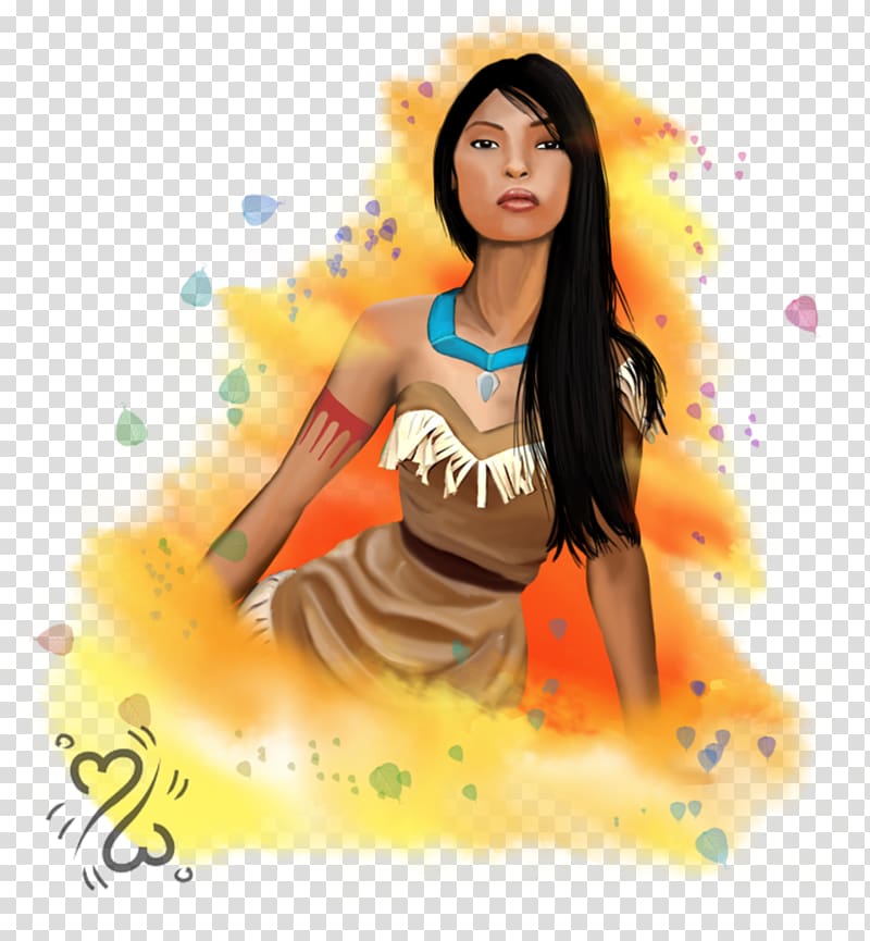 Pocahontas Fa Mulan Beauty and the Beast Disney Princess Female, pocahontas transparent background PNG clipart