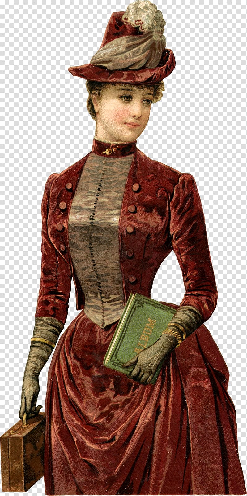 Victorian era Victorian fashion Woman Adult, woman transparent background PNG clipart