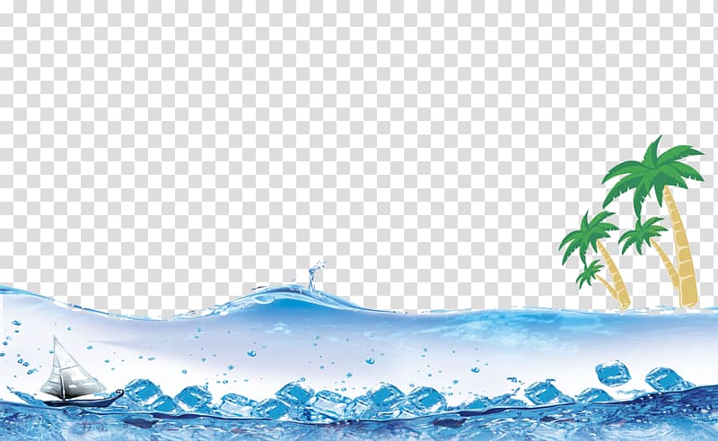 Summer Fundal Poster, Sea transparent background PNG clipart