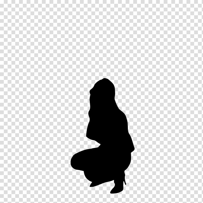 Silhouette Woman Drawing , silhoutte transparent background PNG clipart