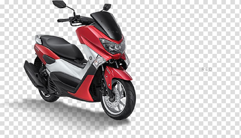 Scooter Yamaha NMAX Motorcycle Car Red, yamaha transparent background PNG clipart