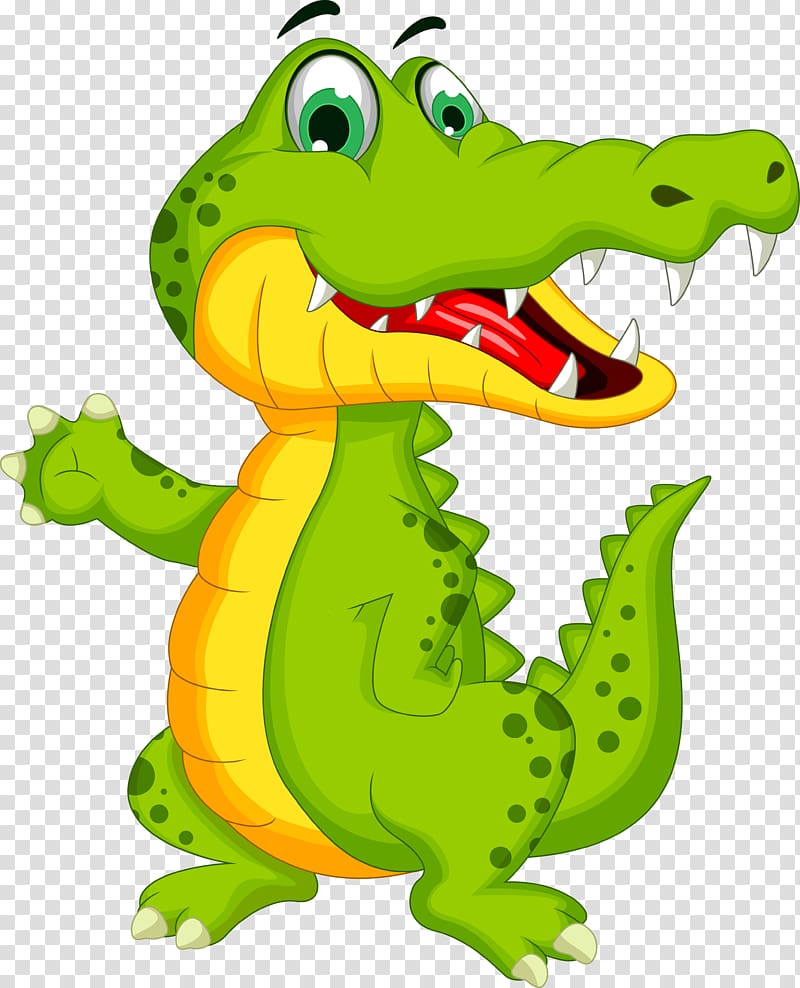 crocodile , Crocodile Alligator Cartoon Illustration, green crocodile transparent background PNG clipart