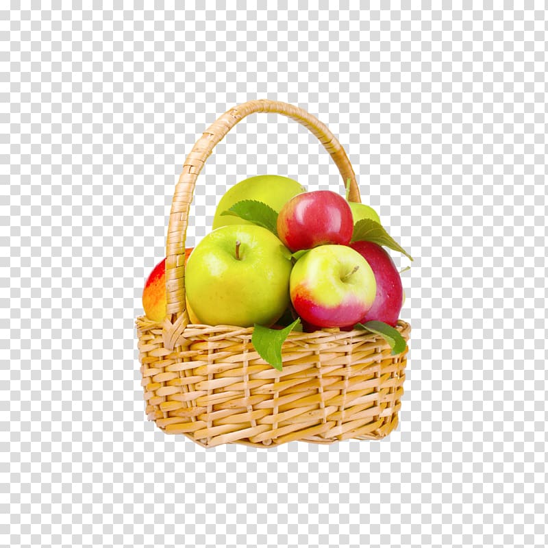 Apple Basket Auglis Fruit, apple transparent background PNG clipart