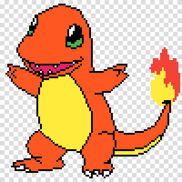 Pokémon Charizard Charmander Pixel art, pokemon transparent background PNG clipart