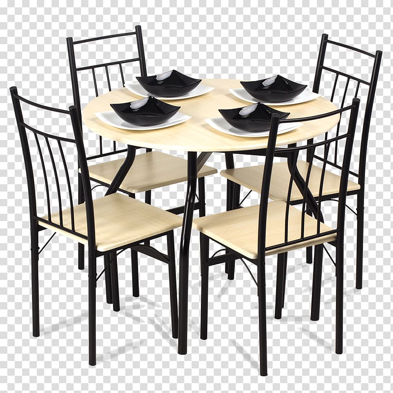 Table Chair Furniture Dining Room Matbord Dining Set Table With 4 Chairs Carmen Transparent Background Png Clipart Hiclipart