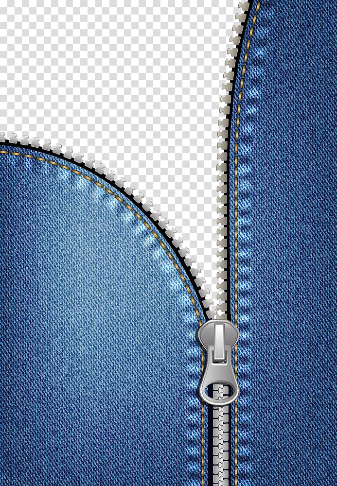 blue-washed denim zipper, Zipper Jeans .xchng, Jeans zipper transparent background PNG clipart
