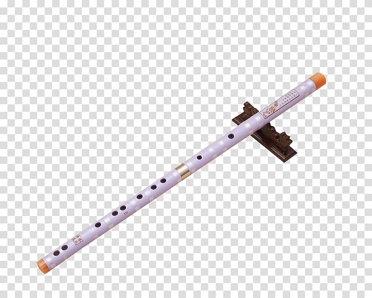 Flute Musical instrument Bansuri Dizi, Purple flute transparent background PNG clipart