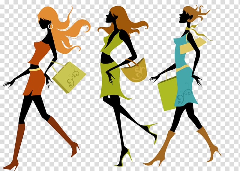 Oxford Street Shopping Mall Girl, Dress Up & Style Game Online shopping , FIG three women shopping transparent background PNG clipart