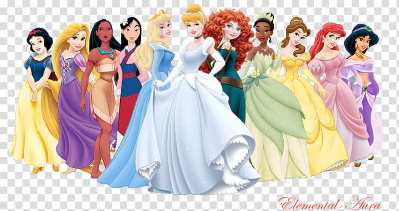 Princess Aurora Tiana Disney Princess YouTube Cinderella, merida transparent background PNG clipart