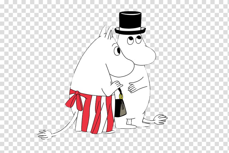 Hippopotamus , Moominmamma and Moominpappa transparent background PNG clipart