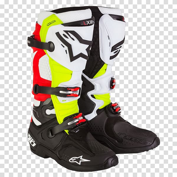 Motorcycle boot Alpinestars Motocross, boot transparent background PNG clipart