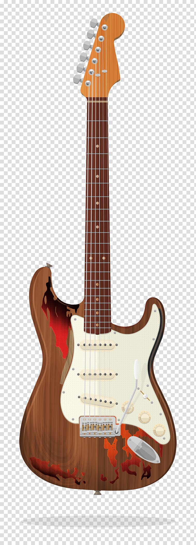 Electric guitar Fender Stratocaster Bass guitar Fender Telecaster Eric Clapton Stratocaster, electric guitar transparent background PNG clipart